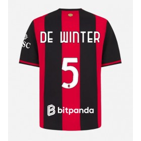 AC Milan Koni De Winter #5 Hjemme skjorte 2026-27 Kortermet